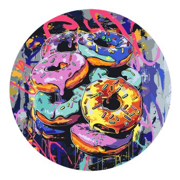 Картина по номерам на фигурном холсте ТРИ СОВЫ 