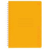 Тетрадь 48л., А5, клетка на силиконовом гребне, BG "Neon. Orange", пластиковая обложка