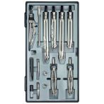 Готовальня Globus "Technica", 14 предметов, циркуль 155мм, пластиковый футляр