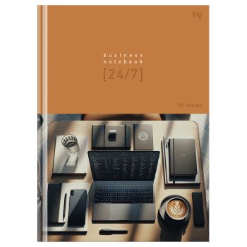 Бизнес-блокнот А4, 80л., BG 