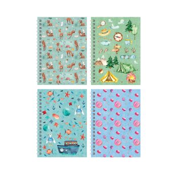 Записная книжка А6 80л., на гребне BG 