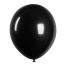 Воздушные шары, 25шт., М12/30см, MESHU, черный, пастель
