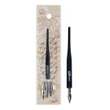 Держатель в комплекте с остроконечными каллиграфическими перьями ArtSpace, 4шт., пакет