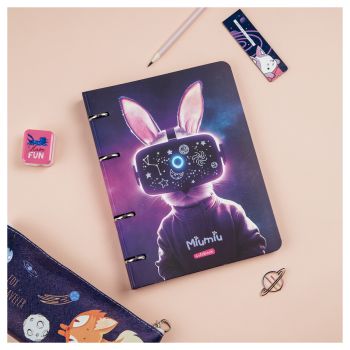 Тетрадь на кольцах А5, 100л., MESHU 