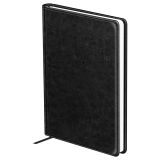 Ежедневник датированный 2026г., А4, 176л., твердый переплет, кожзам, BG "Nebraska. Black", черный
